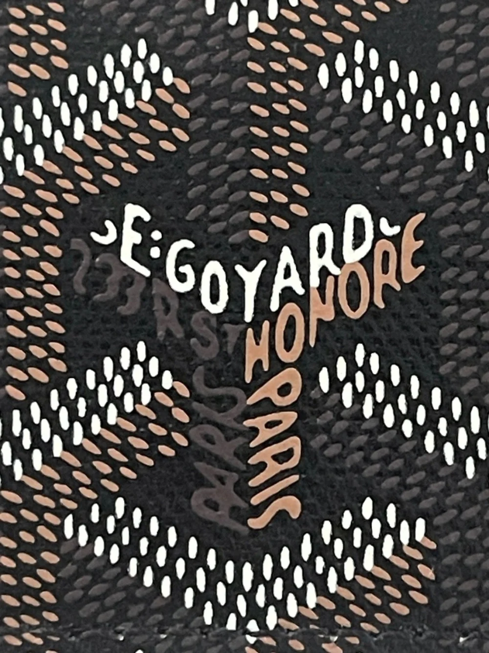 New Goyard Black Cardholder